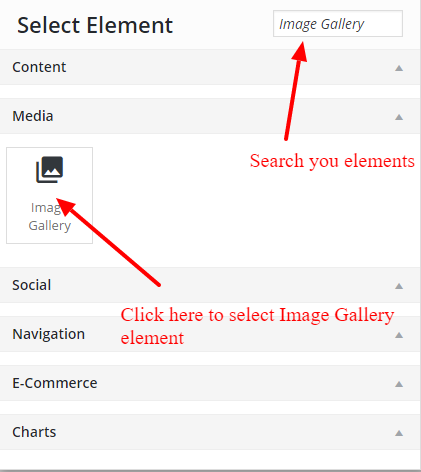 Image gallery element